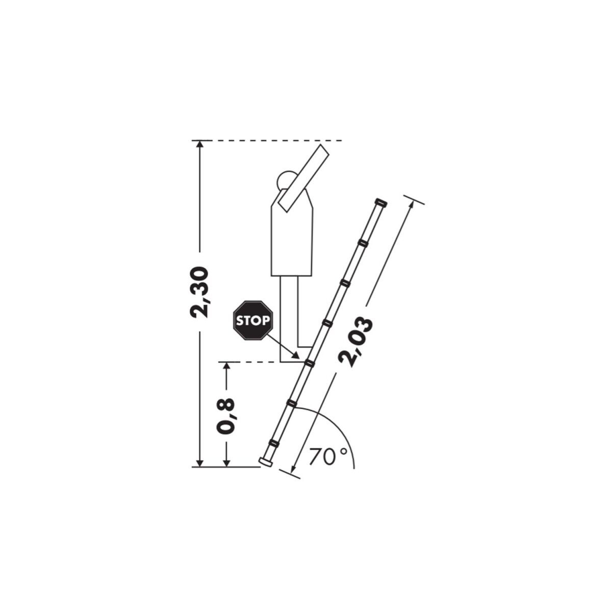 PARKSIDE® Alu Teleskopleiter, 7-stufig, ausziehbar