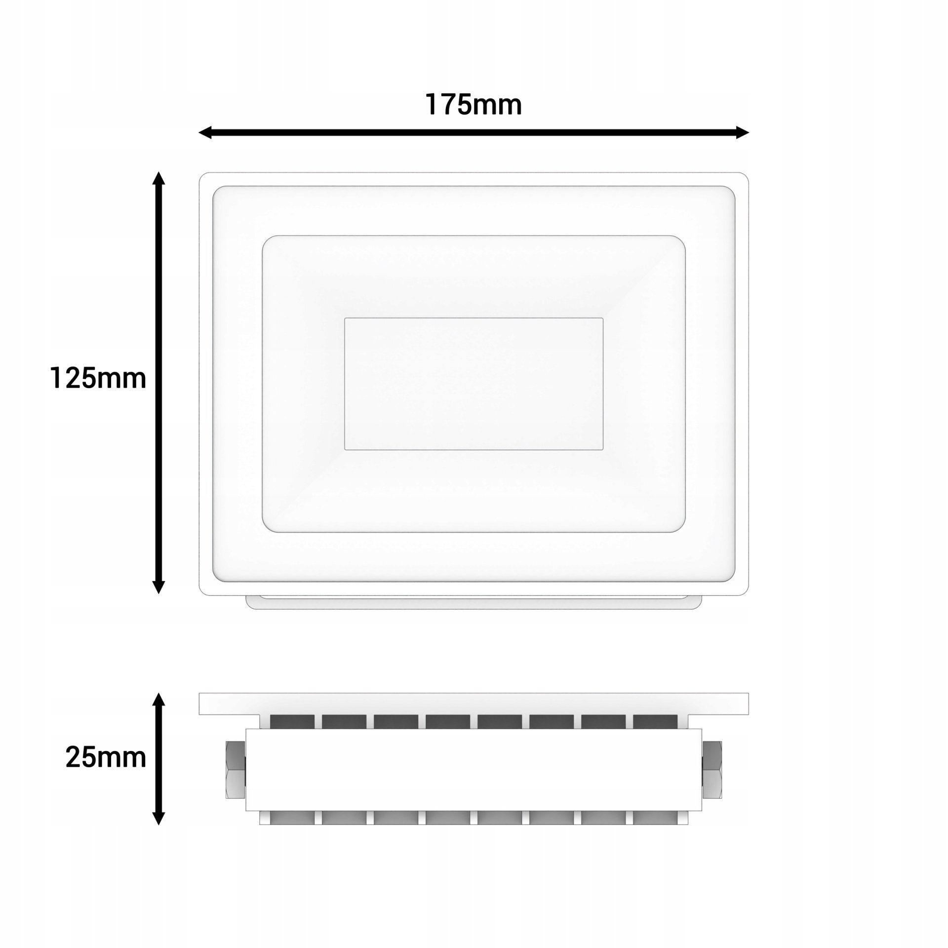 Schijnwerper LED HALOGEENLAMP 50W met BEWEGINGSSENSOR