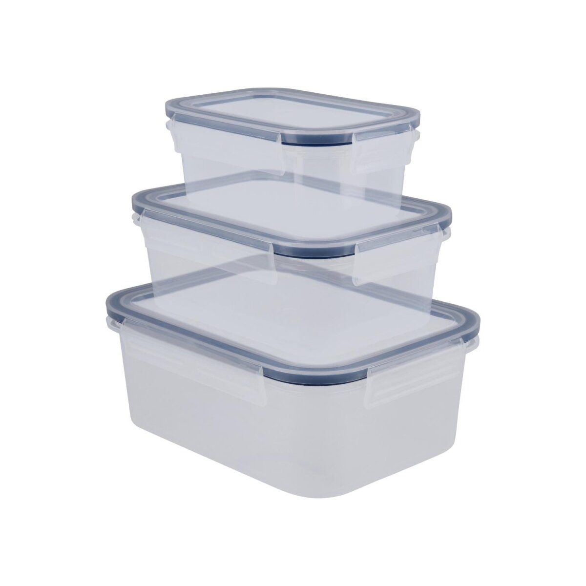 SILVERCREST® food storage container set, 6 pieces (rectangular & round)