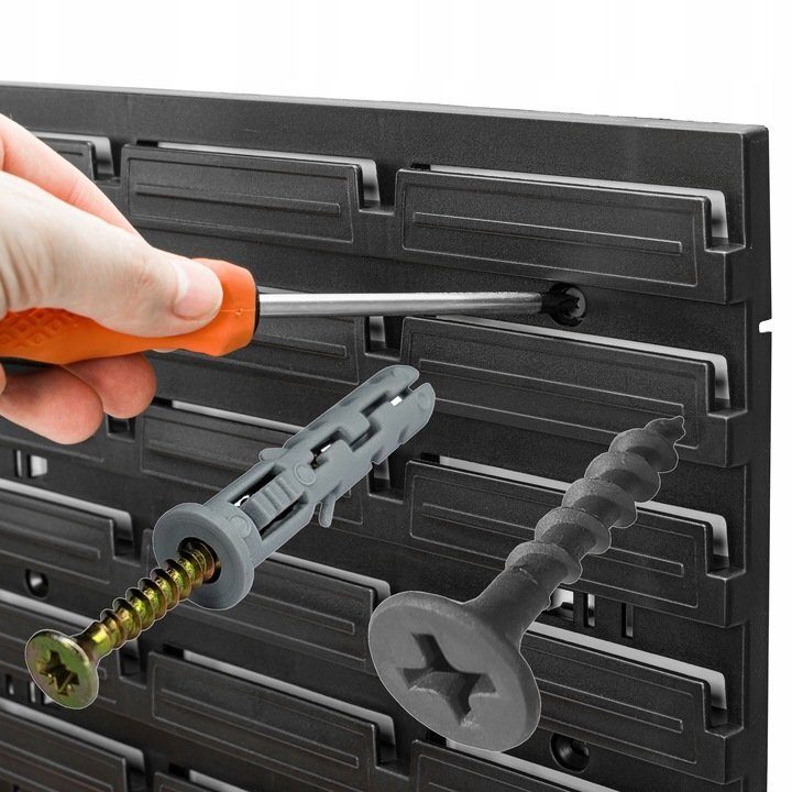 Workshop shelf tool wall 230x78 cm complete set