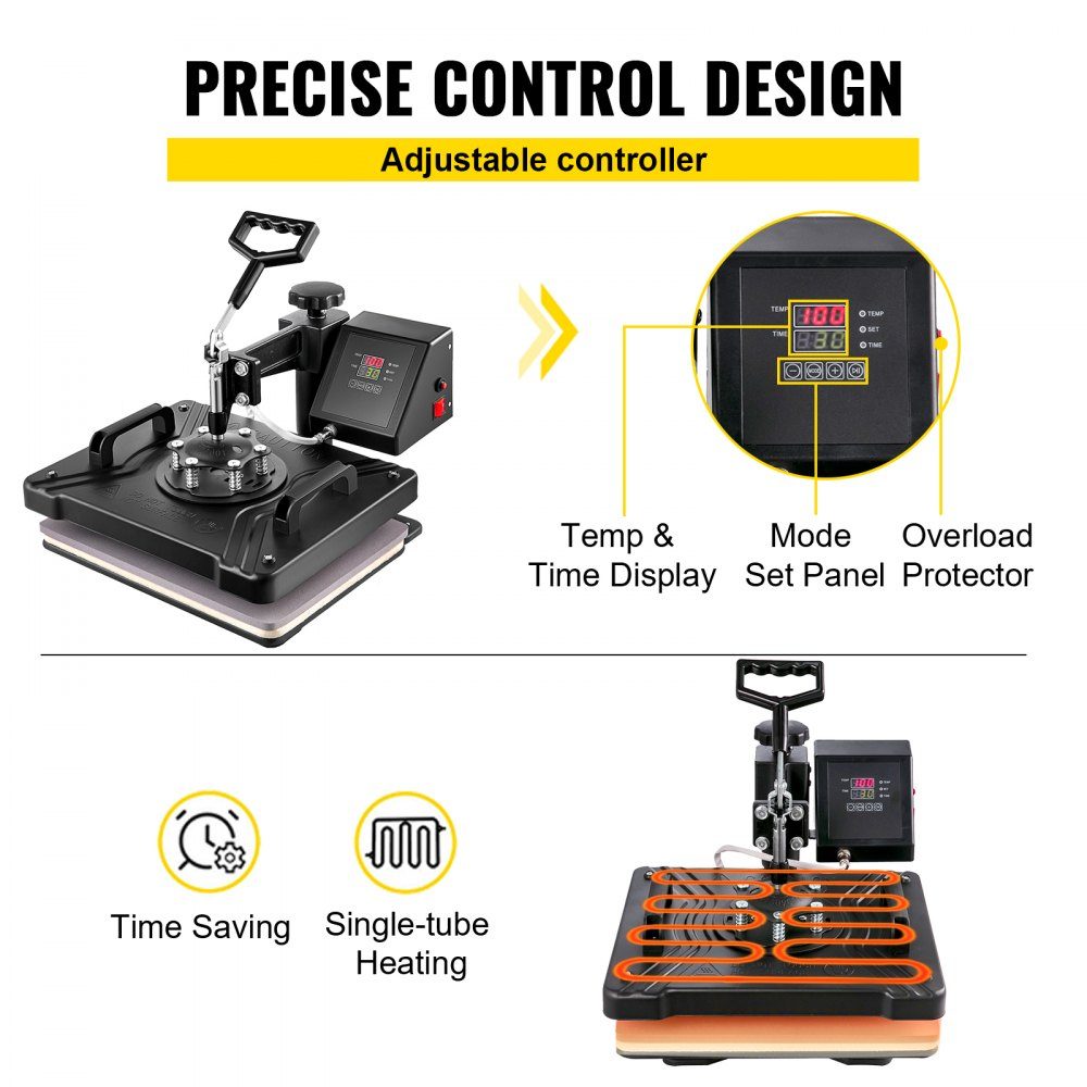5 in 1 Heat Press 863.6mm Vinyl Cutting Plotter Crafts Printer with Table