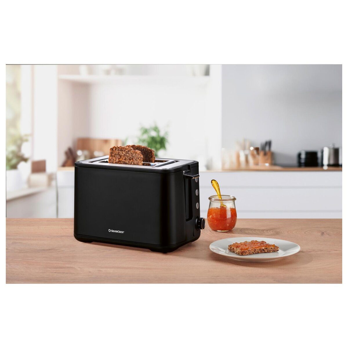SILVERCREST® toaster STEC 1050 B1, black