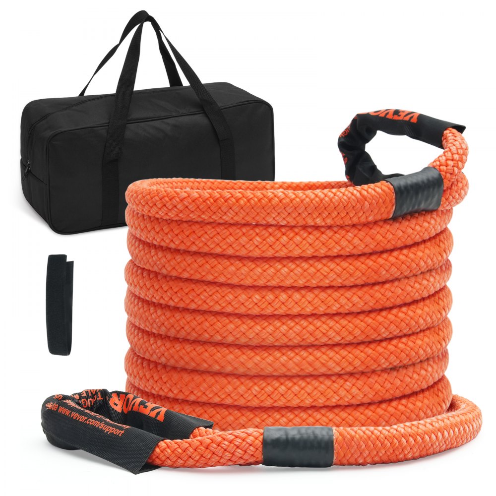 Tow Rope 25mm x 9m 17,237kg Heavy Duty Off-Road Tow Strap Extremely durable recovery strap with 30% elastic energy for Jeep, Car, Truck, ATV, UTV, SUV, Tractor Tow Rope 25mm x 9m 17,237kg Heavy Duty Off-Road Tow Strap Extremely durable recovery strap with 30% elastic energy for Jeep, Car, Truck, ATV, UTV, SUV, Tractor