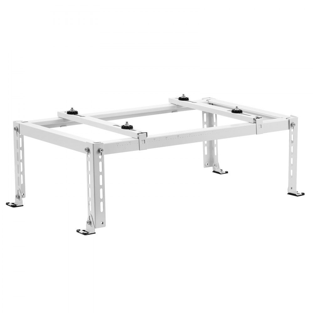 Support de sol pour climatiseur, mini support divisé anti-vibration pour pompes à chaleur de climatiseur sans conduit 9000-24000 BTU, support de base AC pour montage au sol avec max. Capacité de charge de 250 kg