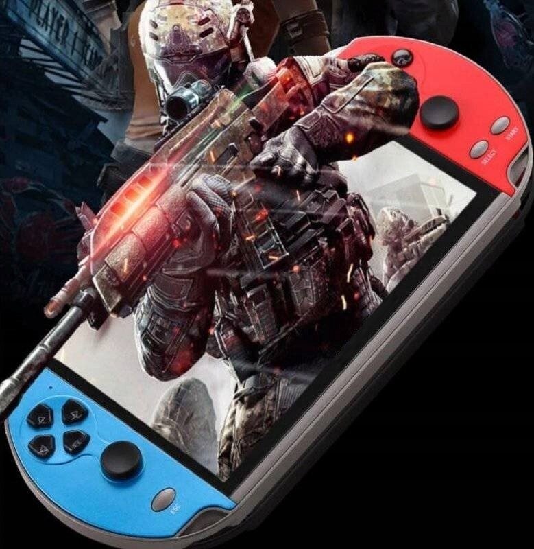 Konsole All-In-One 5,1'' Bildschirm 8GB mehr als 1000 vorinstallierte Spiele XXL-Starterset