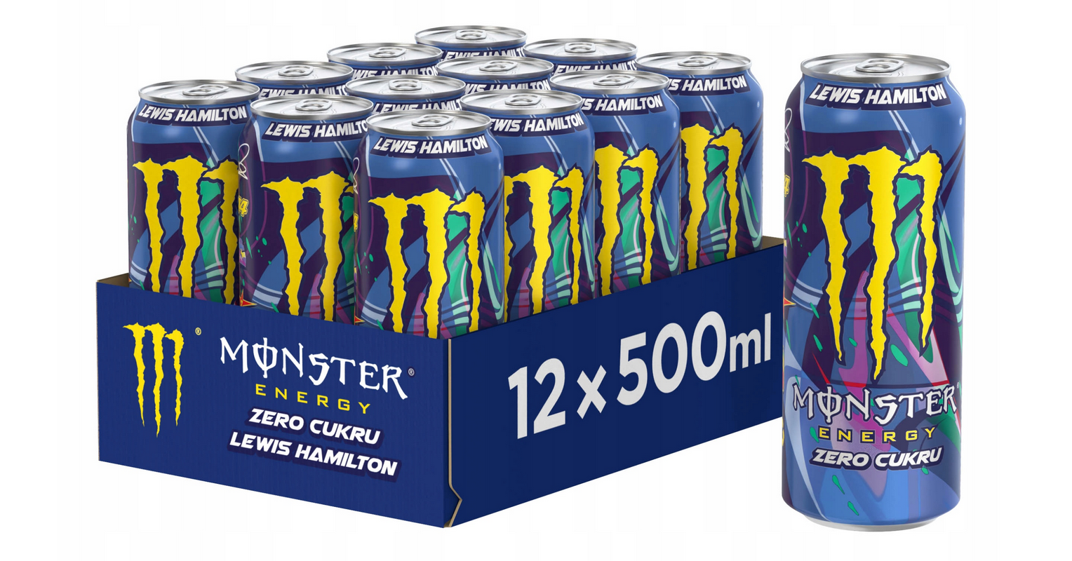 Monster Lewis Hamilton - Energetische drank, 0,5l (pak van 12)