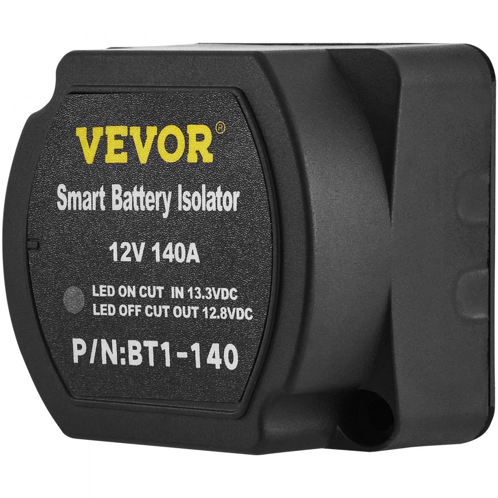 Doppelbatterie-Trennrelais, 12-V-Split-Ladeset, 140 A spannungsempfindliches Relaisset -30–105 ℃, automatisches Ladegerät und 6 m Kabelset für LKW, Wohnmobil, Werkstatt, Auto und Schiff Doppelbatterie-Trennrelais, 12-V-Split-Ladeset, 140 A spannungsempfindliches Relaisset -30–105 ℃, automatisches Ladegerät und 6 m Kabelset für LKW, Wohnmobil, Werkstatt, Auto und Schiff