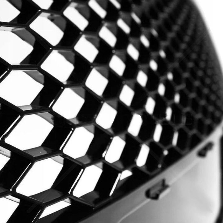 AUDI A6 C6 09-11 GRILL RS LOOK BLACK Edition Komplettset S-line