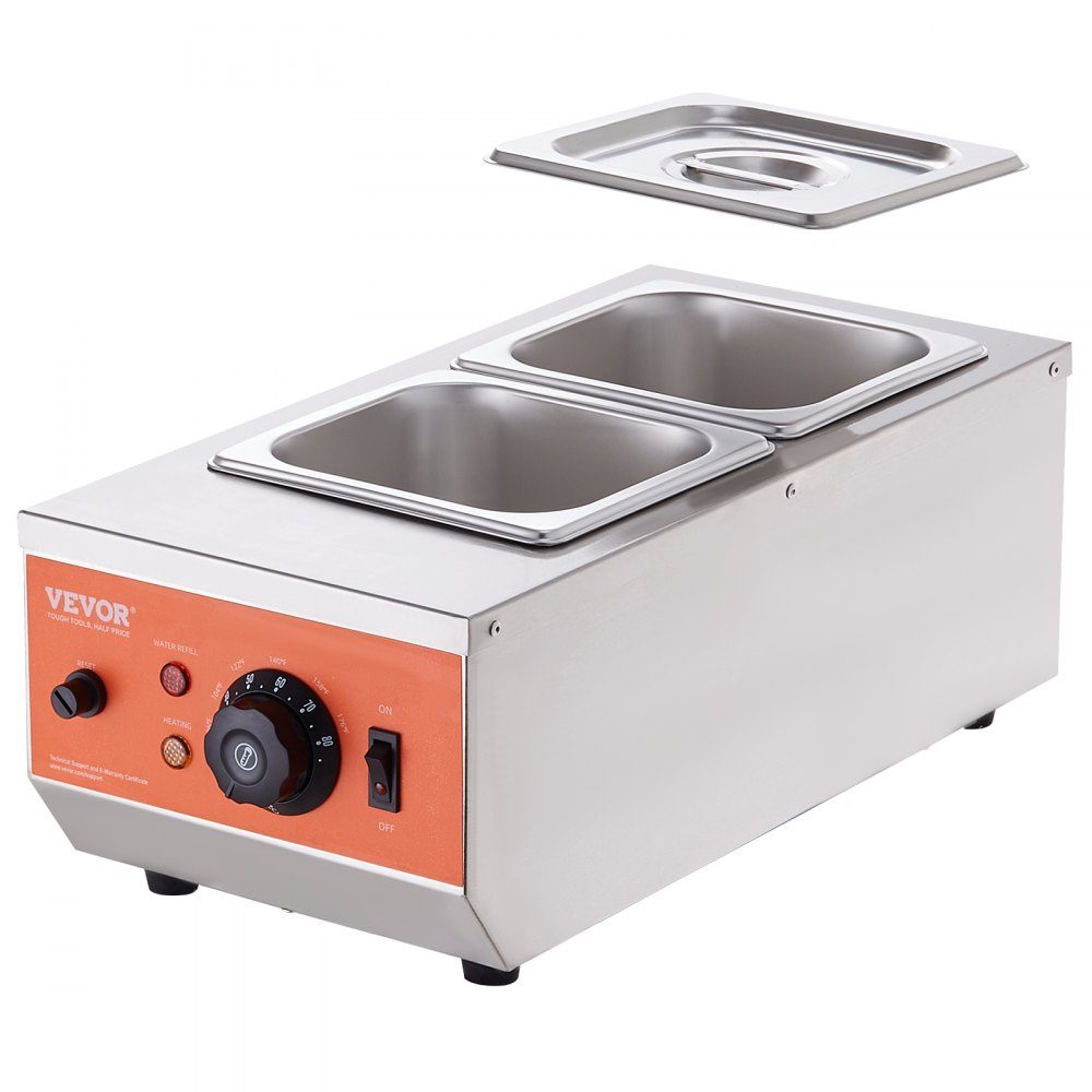 Chocolade smeltkroes, commerciële elektrische chocoladesmelter, 800W roestvrijstalen smeltkroes, 2 x 3,5L container, chocoladesmeltmachine, smeltkroes