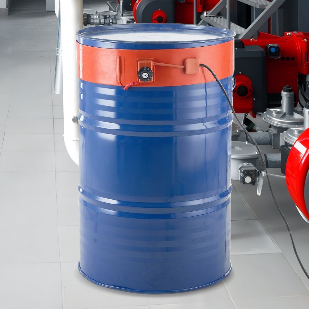 Bande chauffante à seau à Base métallique 208L, 1200W, 30 à 150 °C, réglable – Réf. HT-22848