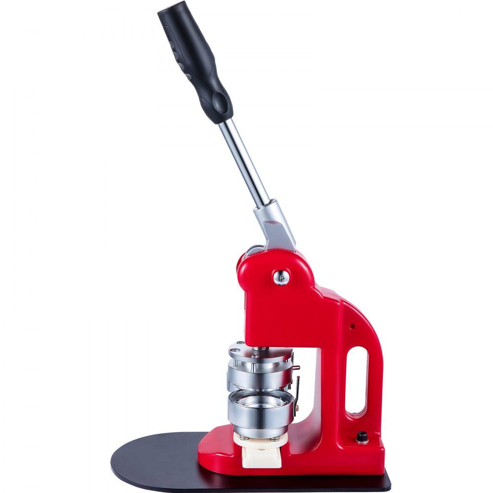 Button press machine 44 mm, button maker 1000 pieces, button maker with basic size 16 x 29 cm, punch press machine with user-friendly handle, for making buttons, badges