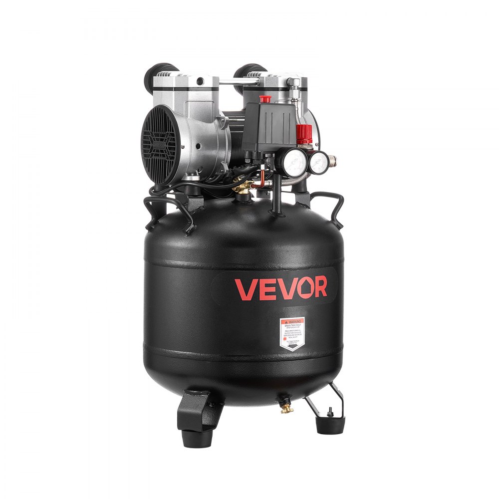 Persluchtcompressor 30 L, luchtcompressor 2 PK, 113 L/min bij 6,2 bar, max. 10 bar druk, olievrije compressortank voor autoreparaties, bandenvullen, schilderwerk, houtwerk & spijkerwerk Persluchtcompressor 30 L, luchtcompressor 2 PK, 113 L/min bij 6,2 bar, max. 10 bar druk, olievrije compressortank voor autoreparaties, bandenvullen, schilderwerk, houtwerk & spijkerwerk