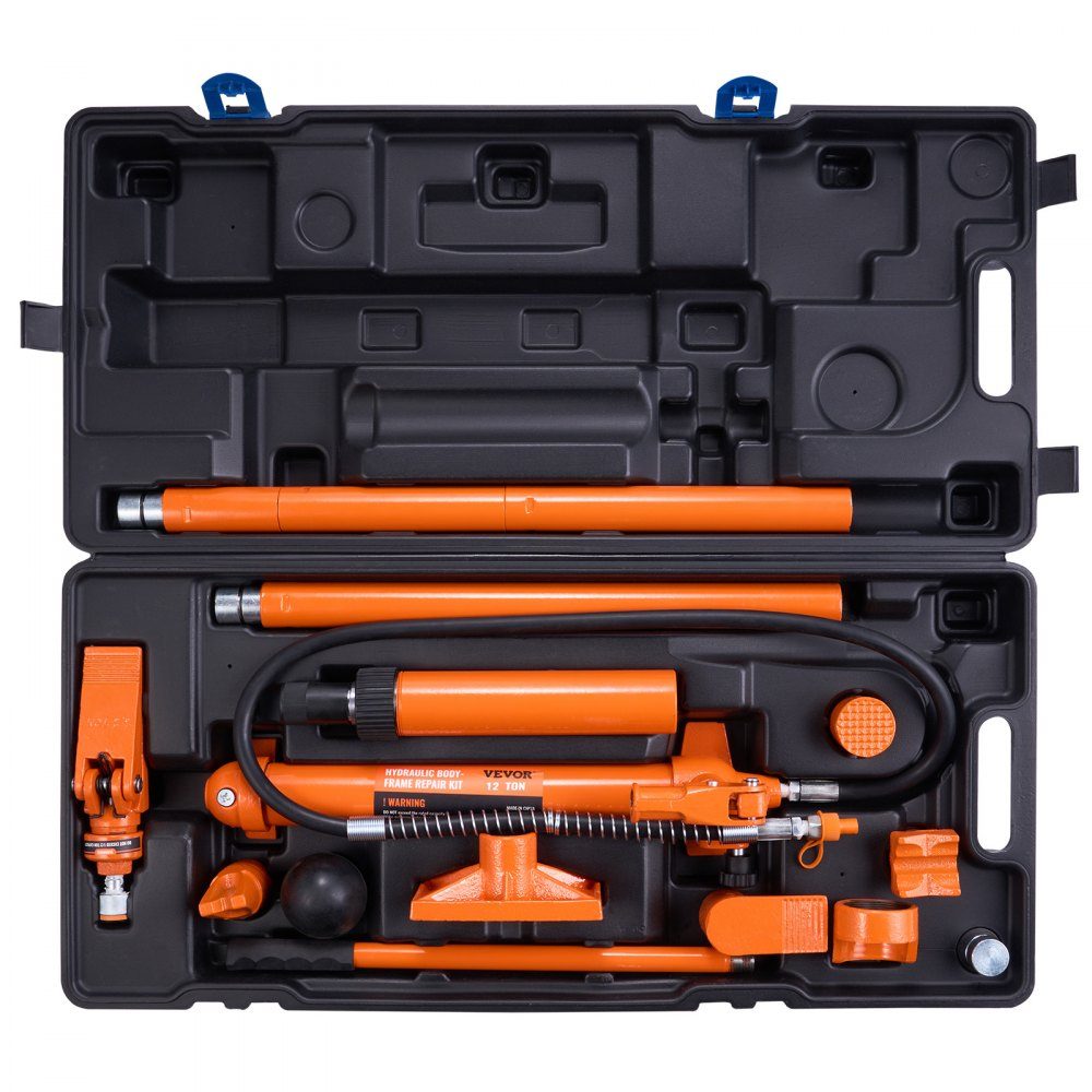 Hydraulic Jack Air Pump 12T Air Hydraulic Jack 135mm Stroke Red Includes 100/195/300/500mm Extension Rod Electrostatic Powder Spraying Car Repair Shop