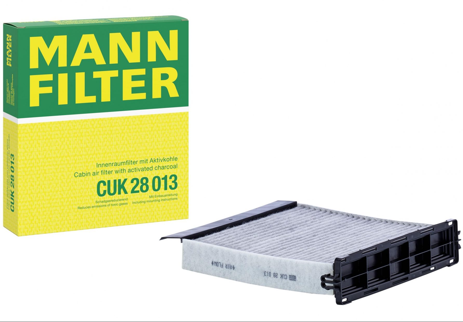 MANN CUK 28 013 cabinefilter Z WĘGLEM – Mercedes-Benz – Artikelnr. HT-48323