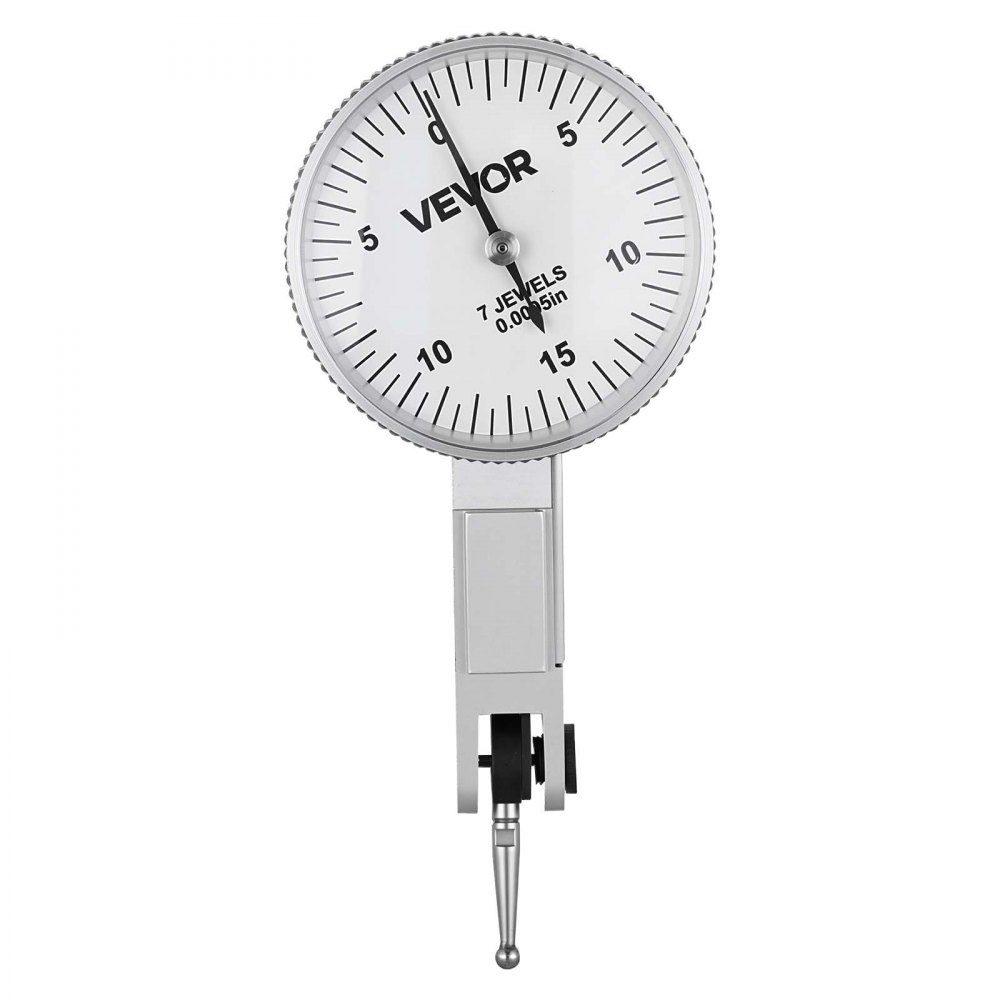 Dial Indicator with Magnetic Stand and Storage Case, 0.01mm Accuracy, 0-0.76mm Range, Micro Ball Handle for Tight Area Measurements, Industrial Machining and Inspection