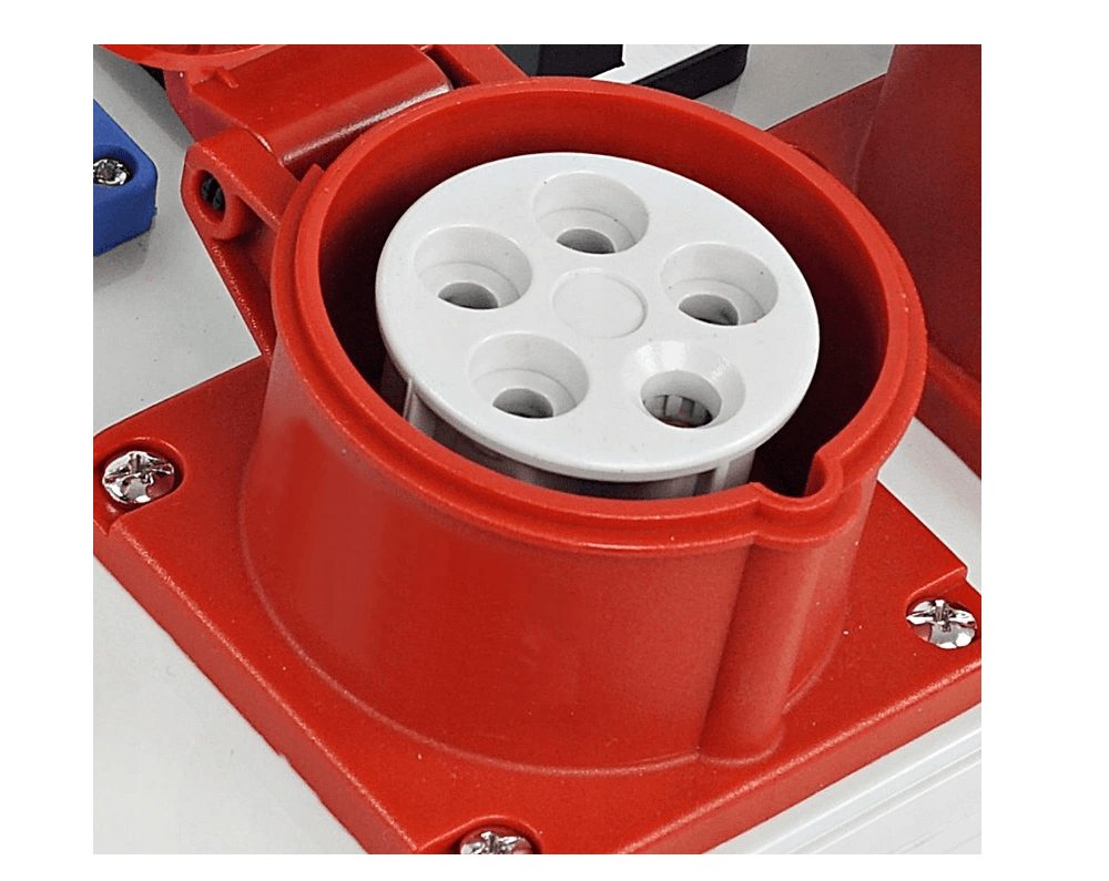 #SALE# Electrical wall distributor 3x SCHUKO 1x CEE 16A 1x CEE 32A construction power socket