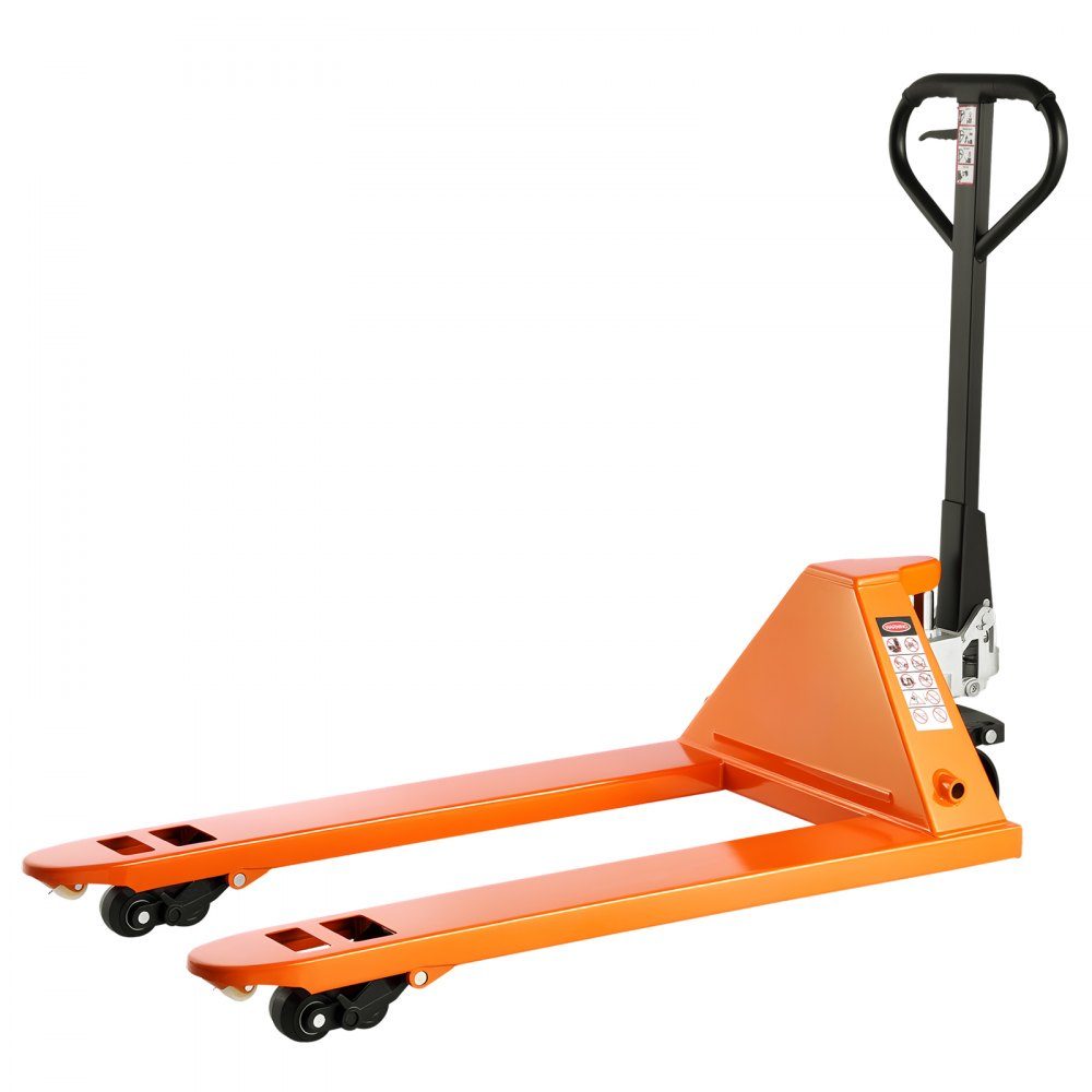 Pallettruck, 3T laadvermogen, handpallettruck met vorken van 1220 x 685 mm, pallettruck met vorkhefhoogte van 8,5-18 cm, pallettruck voor fabrieken, magazijnen, supermarkten en laden van vrachtwagens