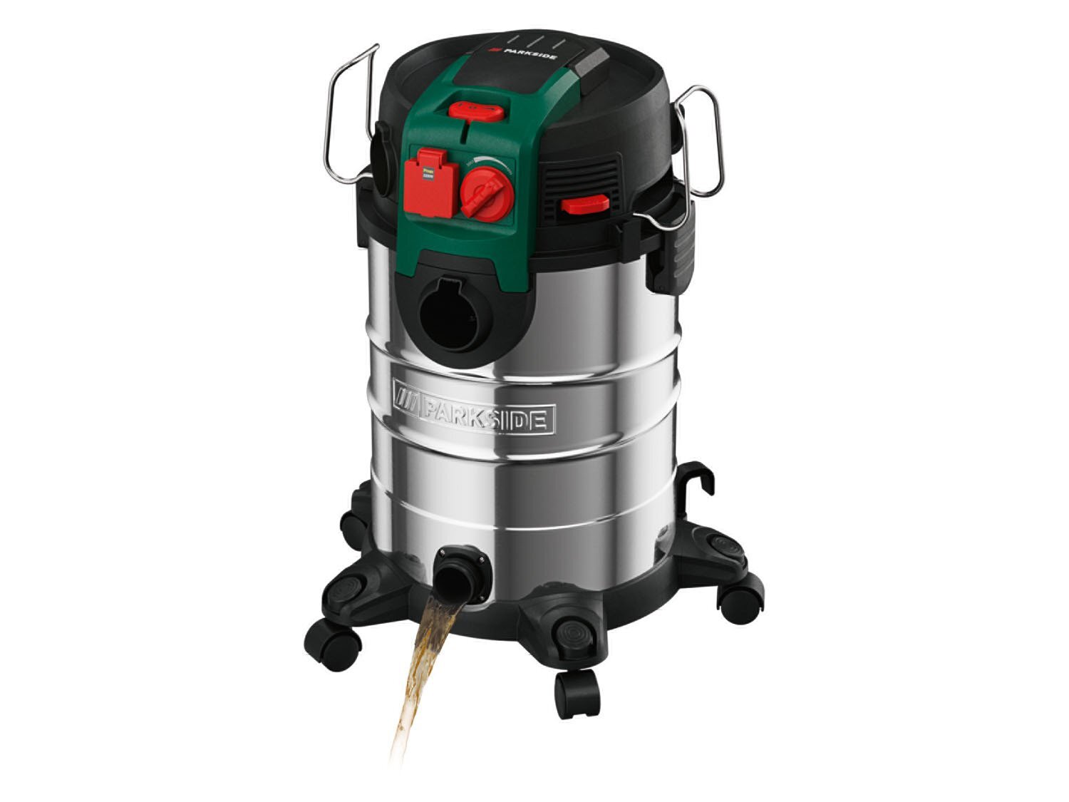 Odkurzacz do suchej i mokrej zabudowy PARKSIDE 1500 W 30 l Odkurzacz do suchej i mokrej zabudowy PARKSIDE 1500 W 30 l