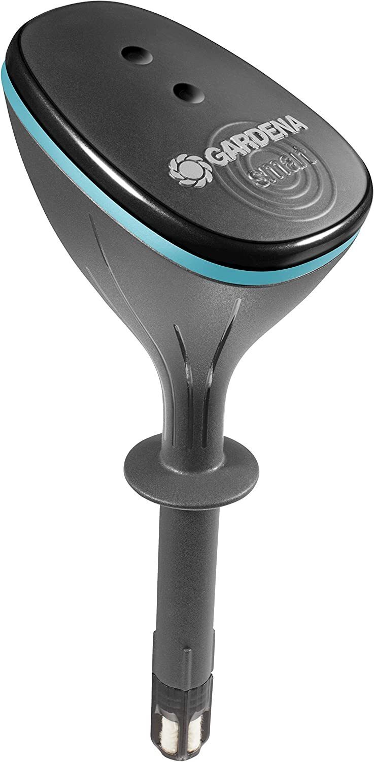 Gardena Smart Sensor: measures soil moisture, light intensity, outside temperature via Smart App for iOS and Android, can be integrated into the irrigation control (19030-20)