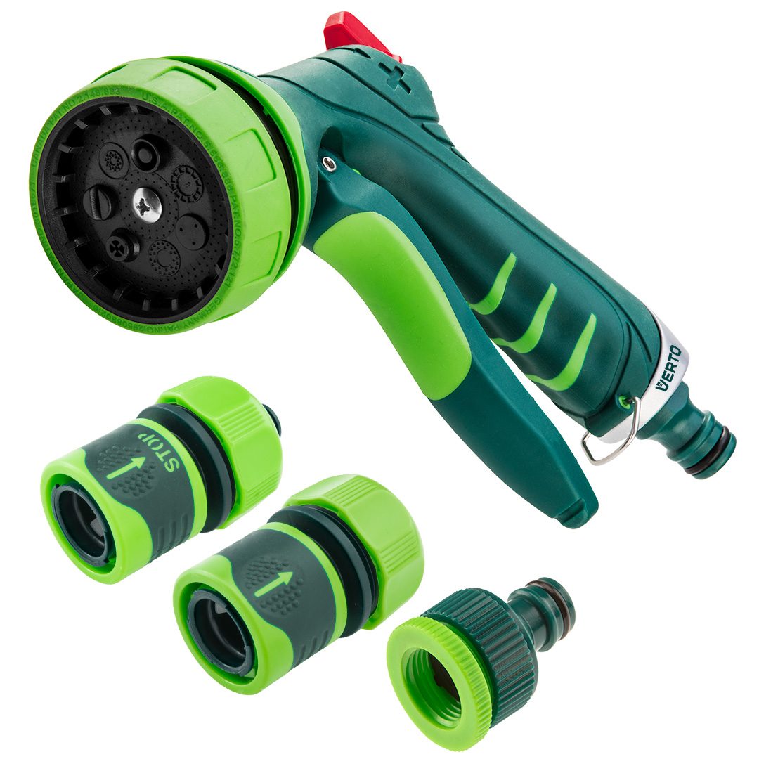 Set mit einer Sprinklerpistole