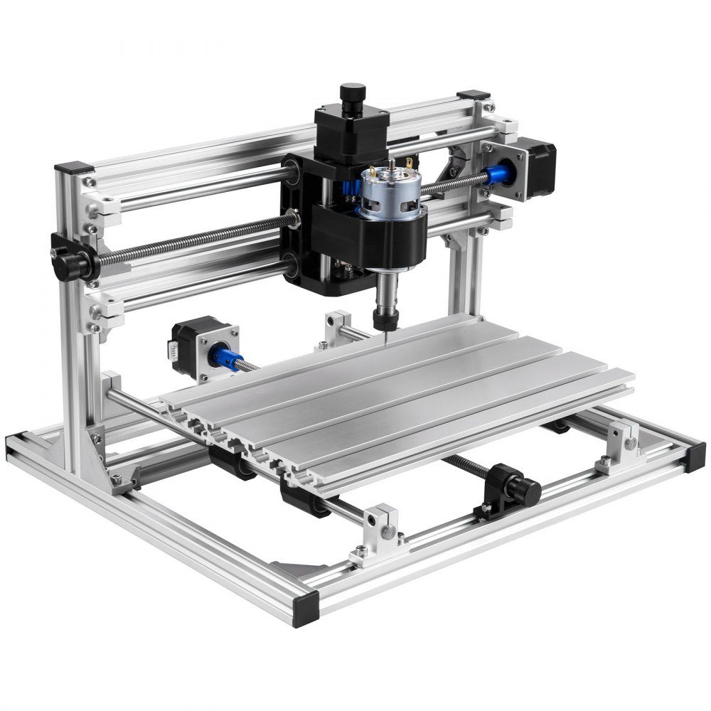 3018 DIY Mini Machine de Gravure CNC 500 mW, Machine de Gravure 500 mW, Kit de Machine CNC DIY 3018 avec 500 mW GRBL Contrôle Machine de Gravure Fraiseuse 3 Axes pour Bois, PVB, PCB, etc.