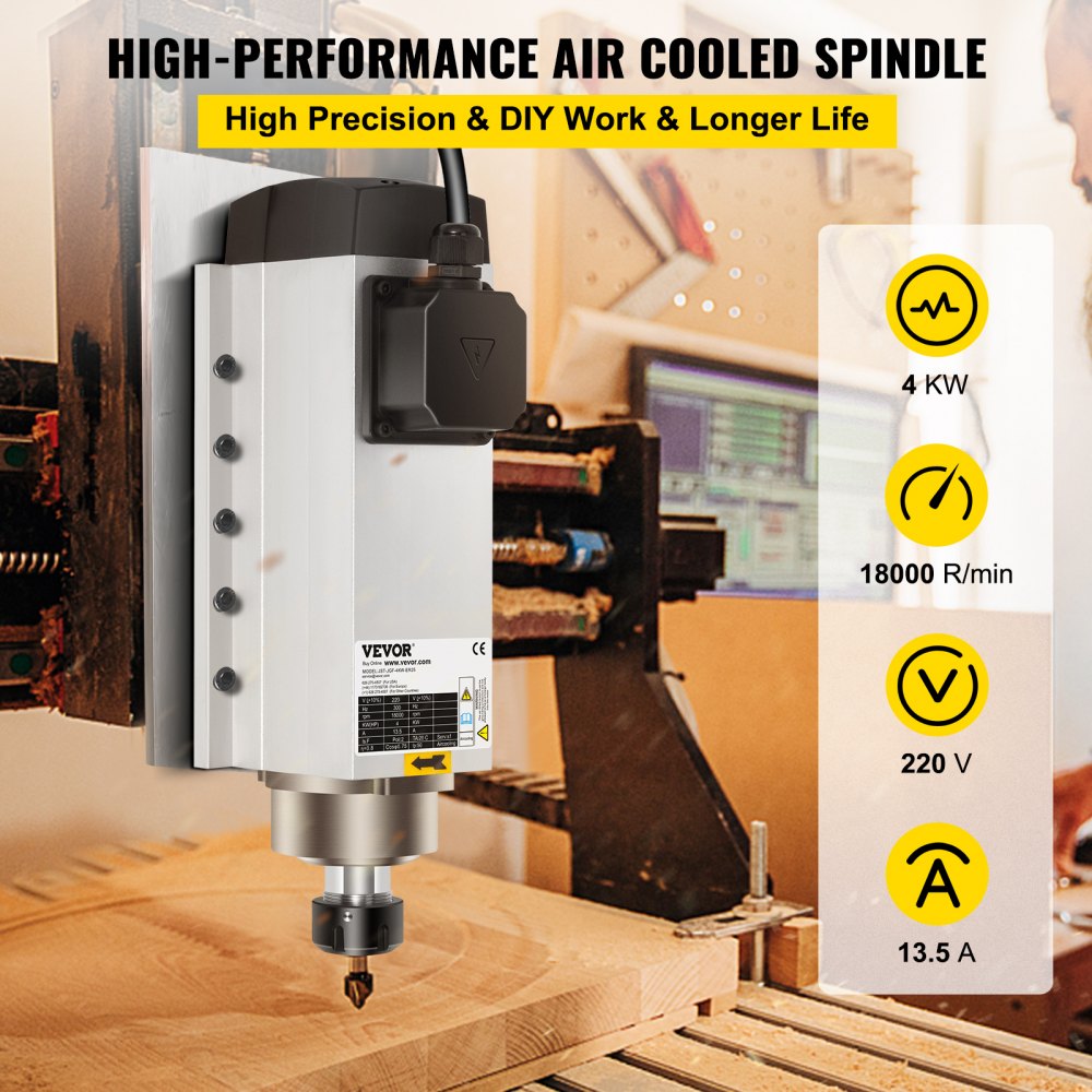 Spindle motor CNC spindle motor air cooled ER 25, air cooling spindle motor 4 Kw, air cooled motor for CNC collet chuck 1-18000 rpm Air Cooled Spindle Motor Wind Cooled Spindle motor CNC spindle motor air cooled ER 25, air cooling spindle motor 4 Kw, air cooled motor for CNC collet chuck 1-18000 rpm Air Cooled Spindle Motor Wind Cooled