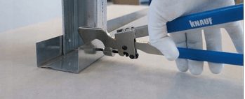 KNAUF 4680 Ständerwerk Verbundzange Profilzange Trockenbau Crimpzange Blech 30cm