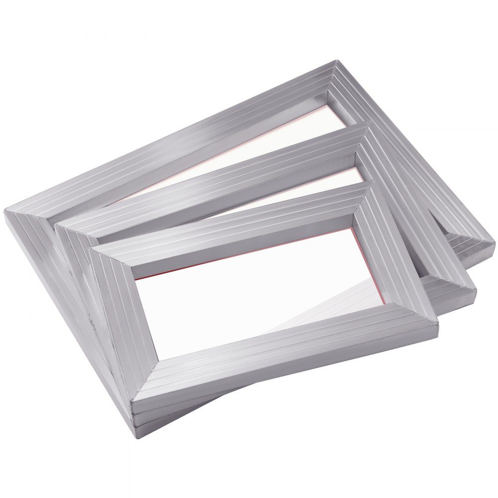 Zestaw do sitodruku, 3 części. Aluminiowa rama do sitodruku 152,4x254 mm/203,2x304,8 mm/254x355,6 mm 110 mesh, 5 rakli i folii do brokatu i sitodruku do T-shirtów, druku DIY itp.