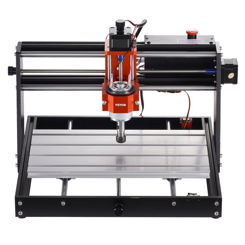 CNC Milling Machine 120W Engraving Machine 3 Axis GRBL Control Wood Engraving Carving Milling Machine Kit 300x200x72mm Work Area 1200RPM for Wood Acrylic MDF PVC Plastic Foam