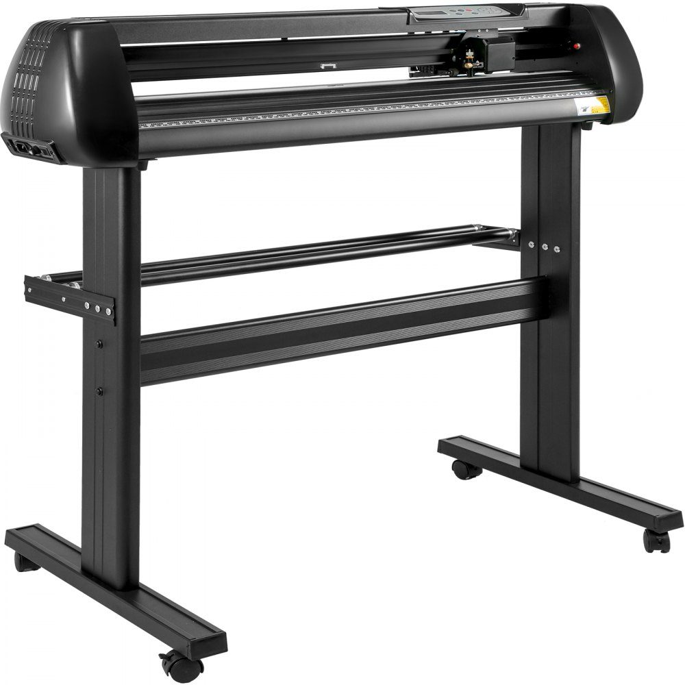 Snijplotter, plottermachine Max. 720 mm papiertoevoer, vinyl snijplotter, folieplotter, vinyl snijplottermachine, snijnauwkeurigheid 0,01 mm, hobbyplotter, 3 messen Incl