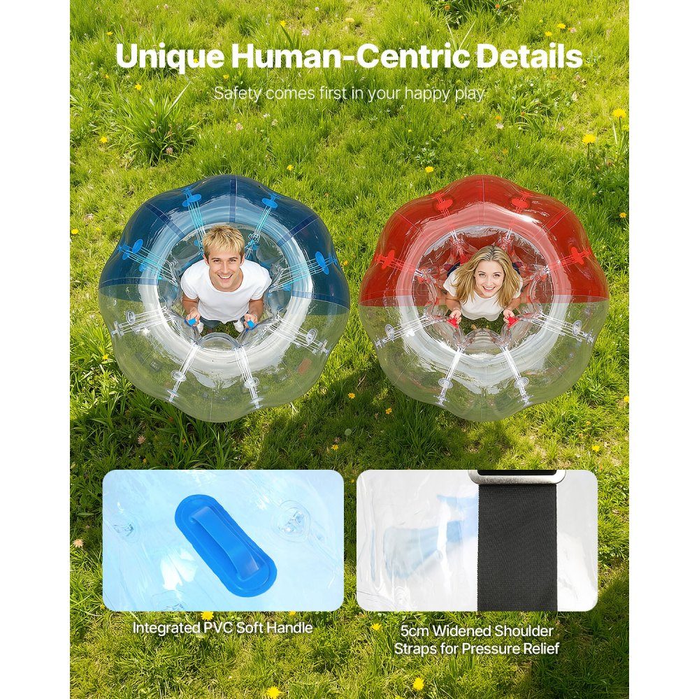 Opblaasbare bumperballen, 2 stuks, 1,5 m Sumo Zorb-ballen voor tieners en volwassenen