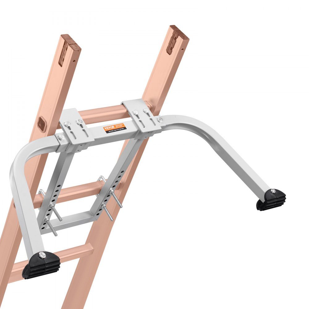 Ladder Stabilizer 150kg, Steel Ladder Roof Hook, Ladder Stabilizer with Span/Wall Extension Accessories, Wall Ladder Spacer, Sturdy Ladder Spacer Arms for Guttering