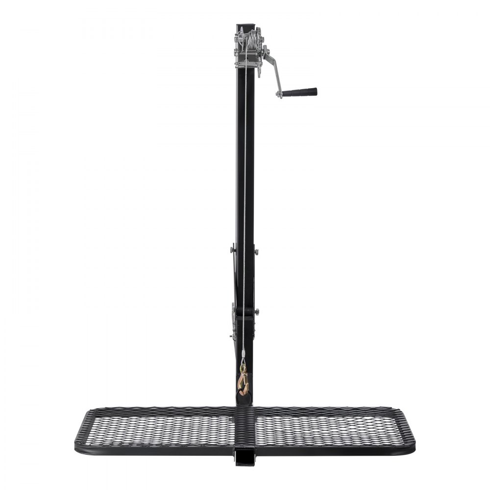 Game Hoist, Hirschhebebühne mit Anhängerkupplung und Hebesystemplattform, 136 kg Tragfähigkeit, Game Hoist-Windenhebebühne mit 2-Zoll-Empfänger, 360-Grad-Schwenkwelle und faltbar, 1440 x 900 x 1310 mm Game Hoist, Hirschhebebühne mit Anhängerkupplung und Hebesystemplattform, 136 kg Tragfähigkeit, Game Hoist-Windenhebebühne mit 2-Zoll-Empfänger, 360-Grad-Schwenkwelle und faltbar, 1440 x 900 x 1310 mm