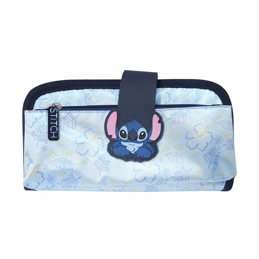 Trousse pliable Stitch - Bleu Aloha