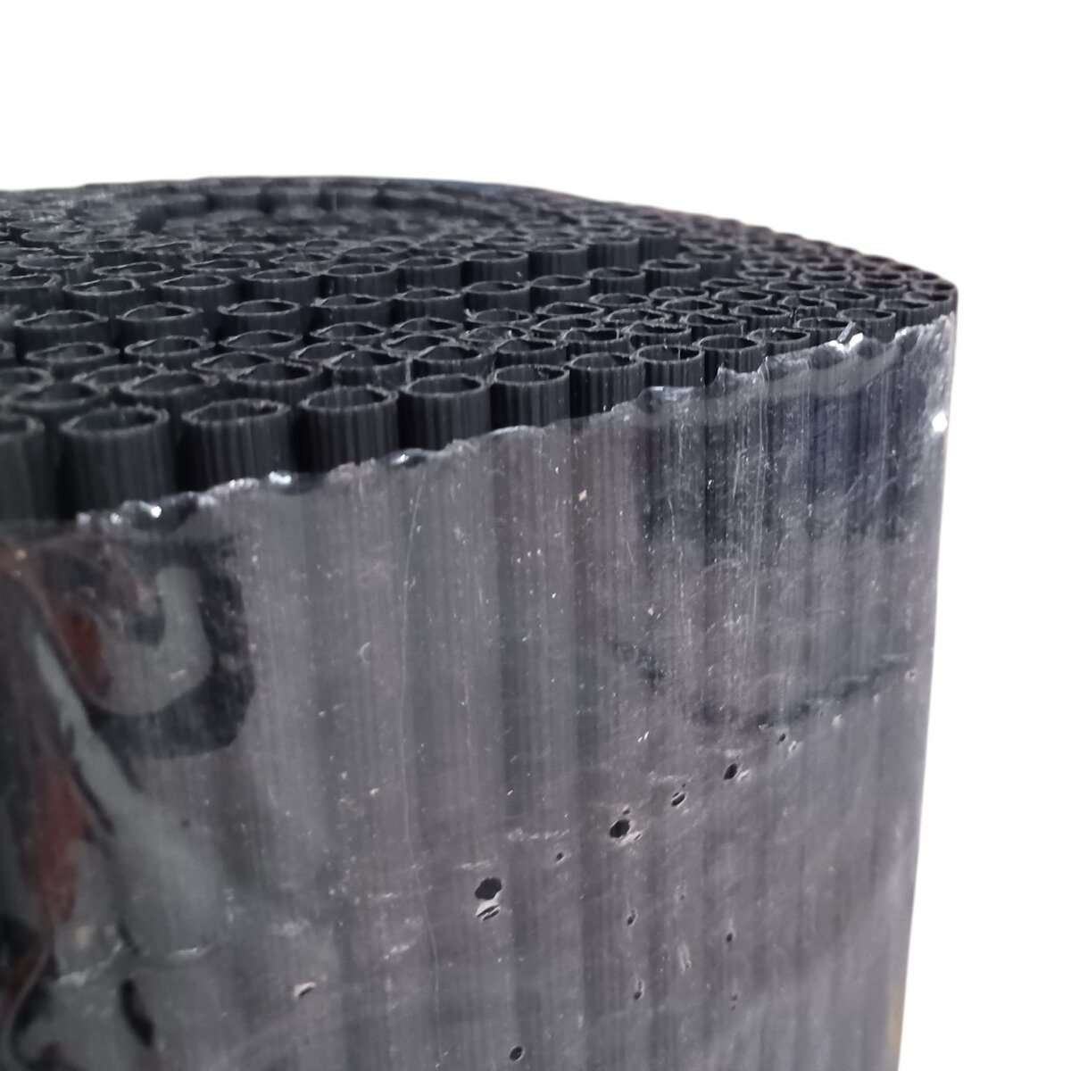 Ribelli Brise-vue pour clôture en PVC, 0,8 x 3 m, noir