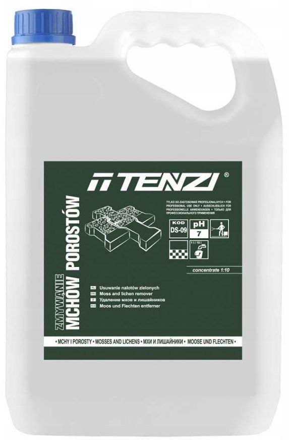 Tenzi Liquid 5l Multifunctionele reiniging VERWIJDERT MOS UIT STRAATSTENEN 5L Tenzi Liquid 5l Multifunctionele reiniging VERWIJDERT MOS UIT STRAATSTENEN 5L