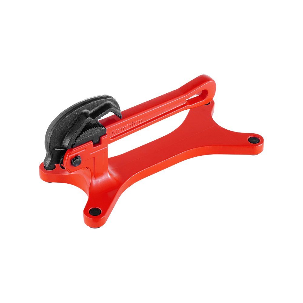 Portable pipe vise, aluminum vise with a clamping capacity of 3.175 to 38.1 mm, ideal for on-site pipe installation, repair and maintenance