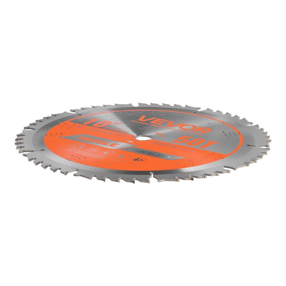 Piła tarczowa (średnica 254mm, 50 ostrych zębów i grubość 2,5mm), idealna do sklejki, twardego drewna OSB, kompatybilna z piłami tarczowymi, brzeszczot aluminiowy z odprowadzaniem ciepła redukującym hałas