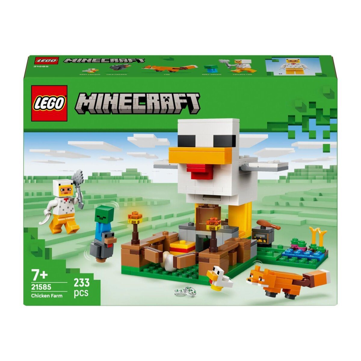 Ferme de poulets LEGO Minecraft 21585