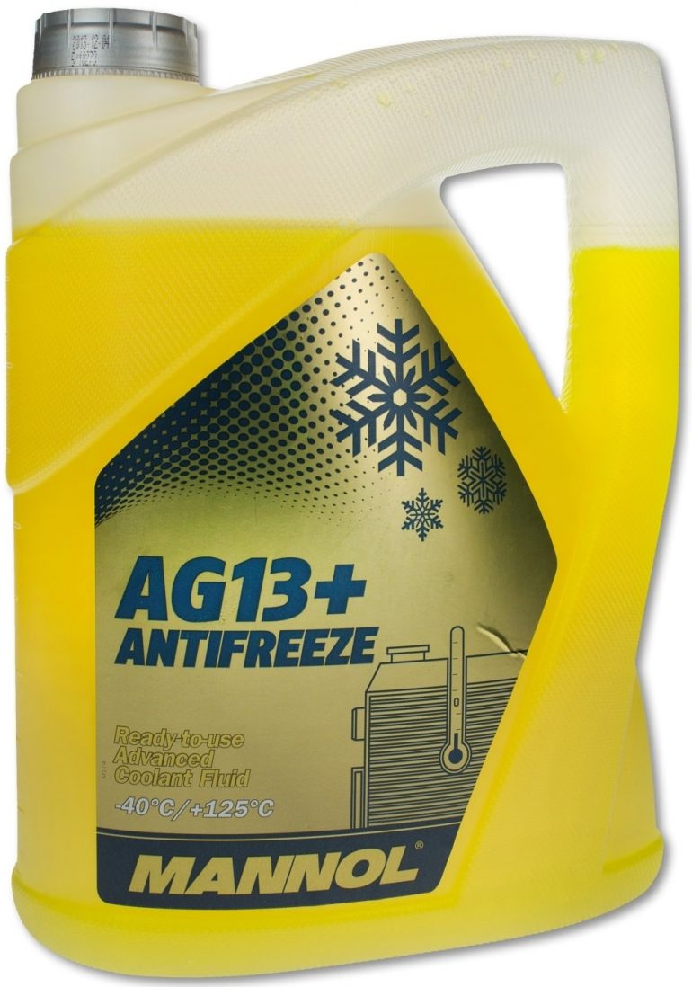 MANNOL PŁYN DO CHODNIC AG13+ G13 5L ŻÓŁTY – Réf. HT-49653