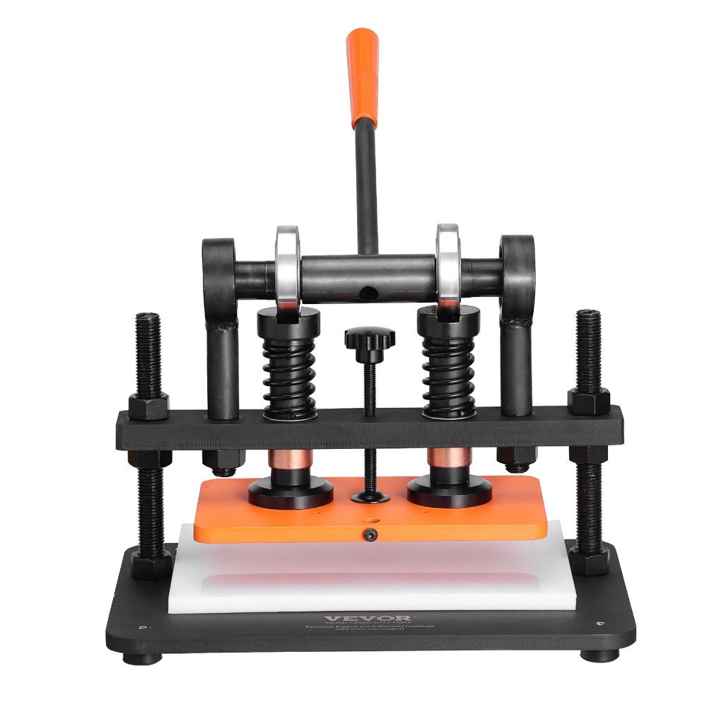 Machine de poinçonnage du cuir Machine de découpe du cuir manuelle 26x15 cm, machine de gaufrage du cuir 1,5 t Machine de poinçonnage du cuir robuste adaptée au cuir, mousse PVC/EVA, matériaux non adhésifs