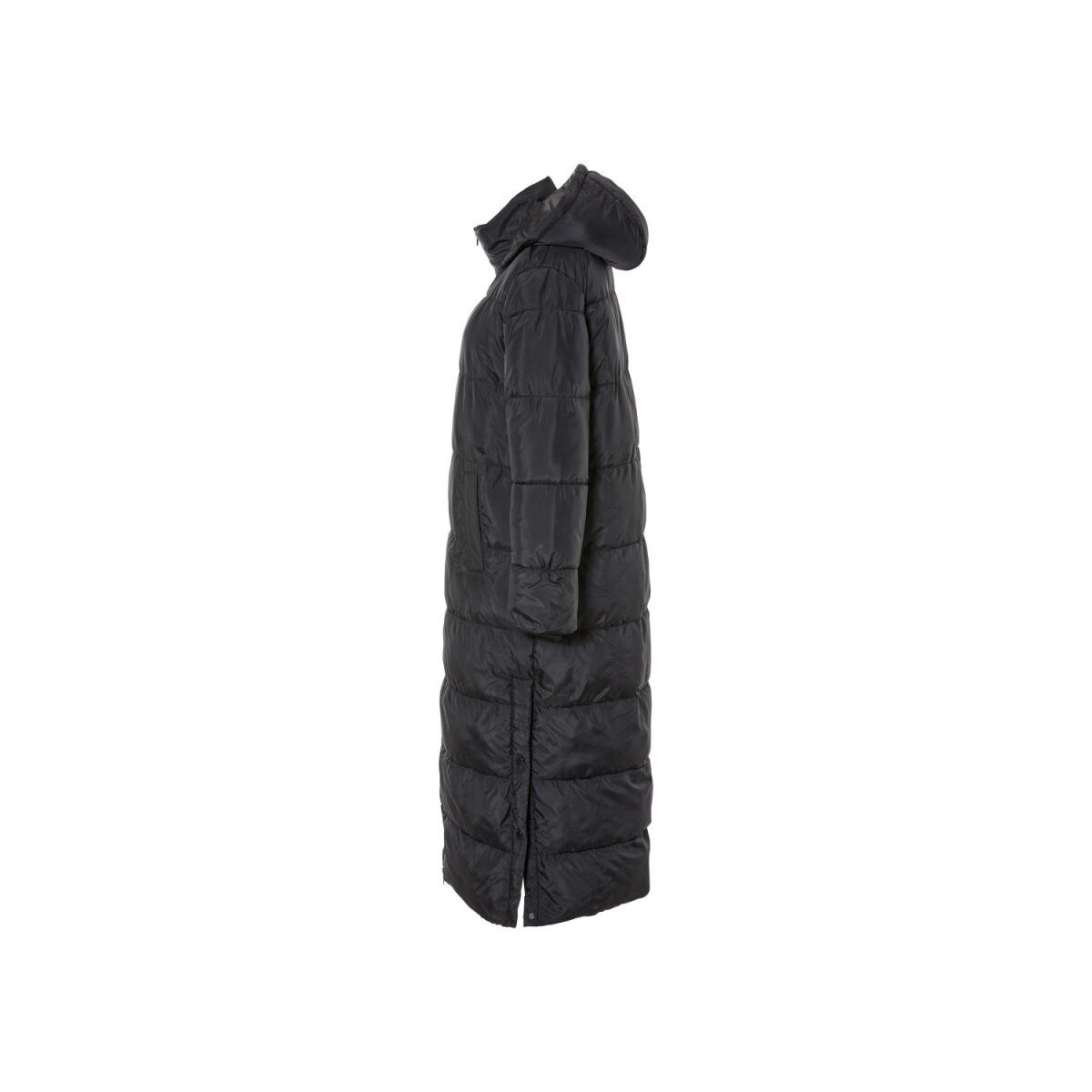 esmara® maxi gewatteerde damesjas, zijsplitten met drukknopen