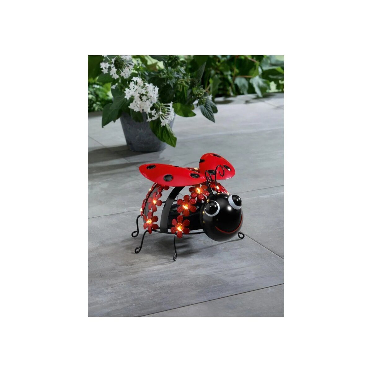 LIVARNO home LED garden figures, with solar-powered LEDs (ladybug)