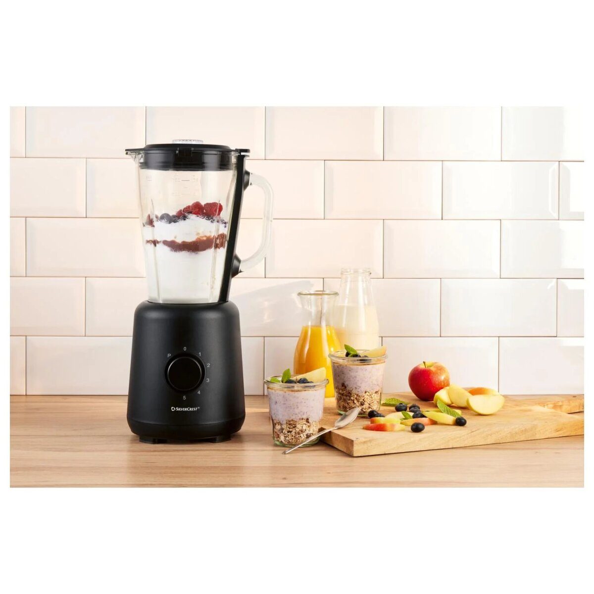 SILVERCREST® Standmixer SSMGR 600 A1, schwarz
