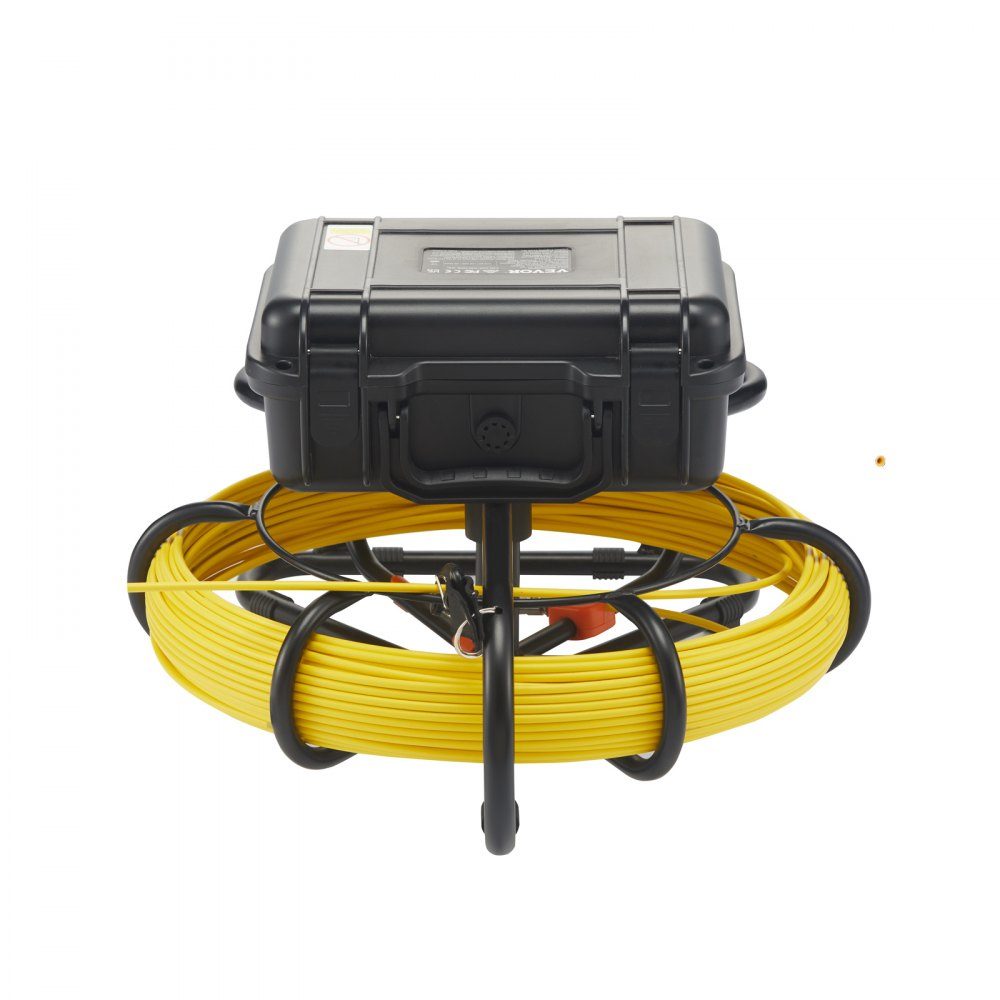 Kamera rurowa 50 m, 9 cali 720P Kamera inspekcyjna Kamera kanalizacyjna ze śledzeniem 512 Hz, baterią litową 12 V 4500 mAh Kamera endoskopowa IP68 do kanałów ściekowych, kanalizacji, drenów