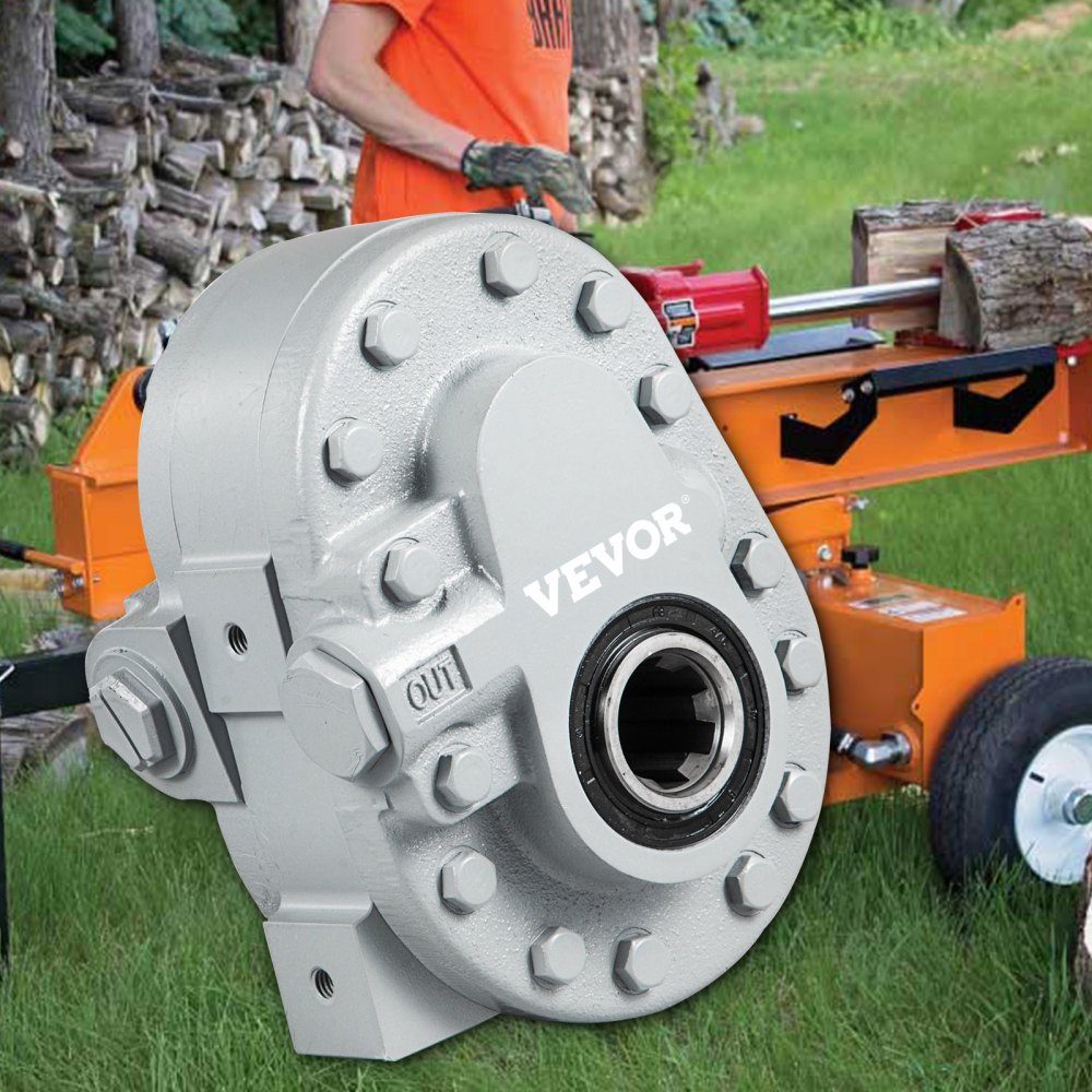 Hydraulic Pump 16.6 GPM Hydraulic Motor 540 RPM Log Splitter 2500 PSI Hydraulic Splitter SAE 12-Auslassanschluss Log Splitter Hydraulic Pump for Truck Tailgate Lift Scissor Lift Dump Trailer