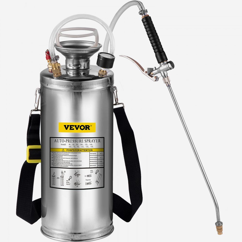 Nébuliseur d'étang de jardin Machine à brouillard ultrasonique 8L Machine à brouillard ultrasonique en acier inoxydable adaptée à la maison, au jardin, aux véhicules touristiques, aux véhicules spéciaux, aux navires, au nettoyage de véhicules, au nettoyag