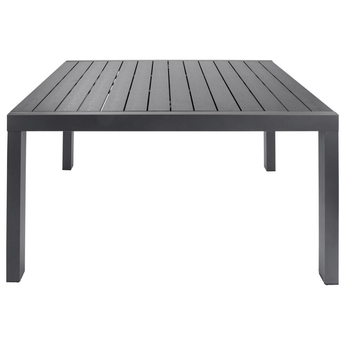 LIVARNO HOME table de jardin en aluminium « Miami », extensible, anthracite bon