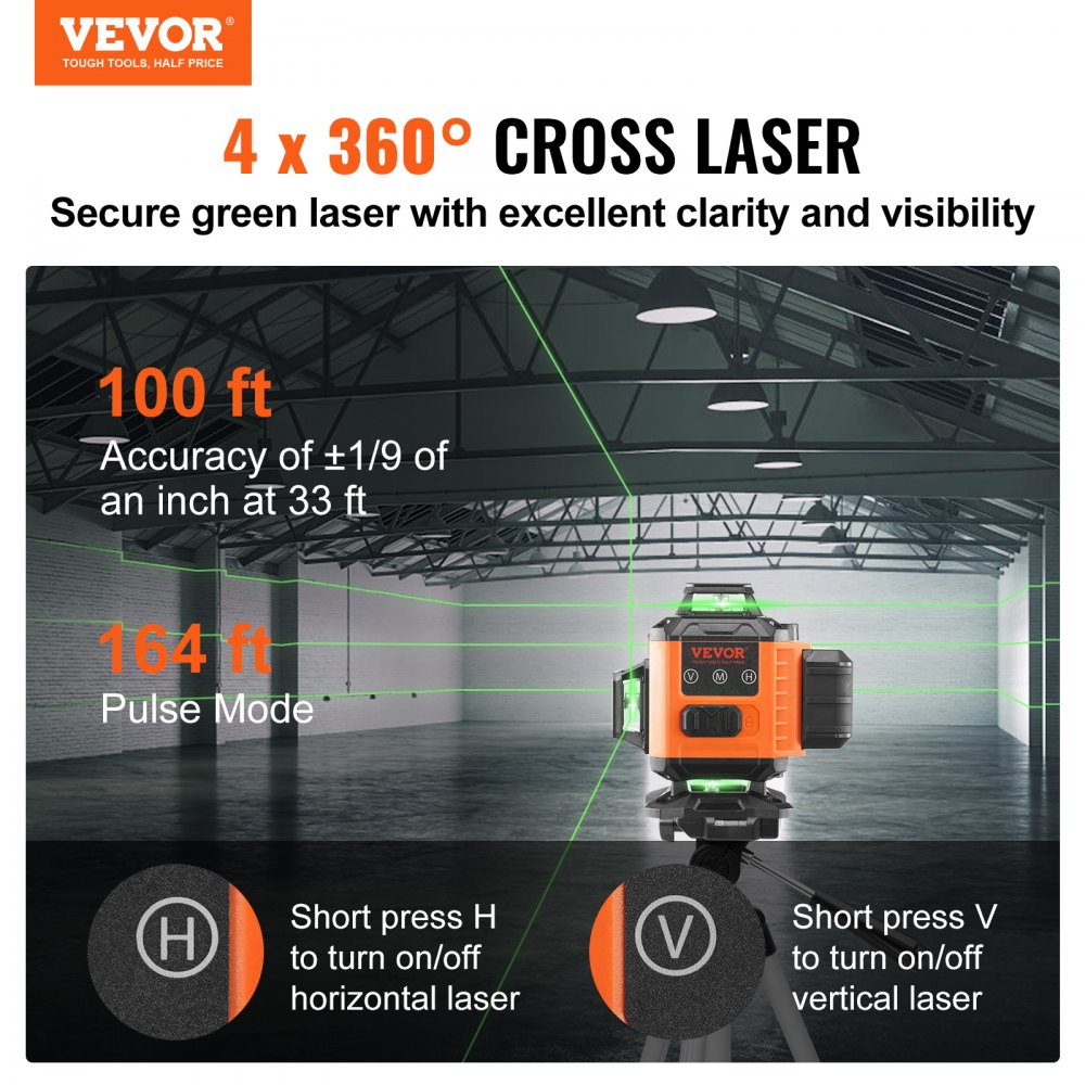 Kreuzlinienlaser 30m Laser-Nivelliergerät selbstnivellierender Linienlaser 520nm ± 10nm Laserwellenlänge Baulaser ± 0,28cm bei 10m Kreuzlaser ± 3° staub- und wasserdicht inkl. Lithiumbatterie Typ-C-Kabel Kreuzlinienlaser 30m Laser-Nivelliergerät selbstnivellierender Linienlaser 520nm ± 10nm Laserwellenlänge Baulaser ± 0,28cm bei 10m Kreuzlaser ± 3° staub- und wasserdicht inkl. Lithiumbatterie Typ-C-Kabel