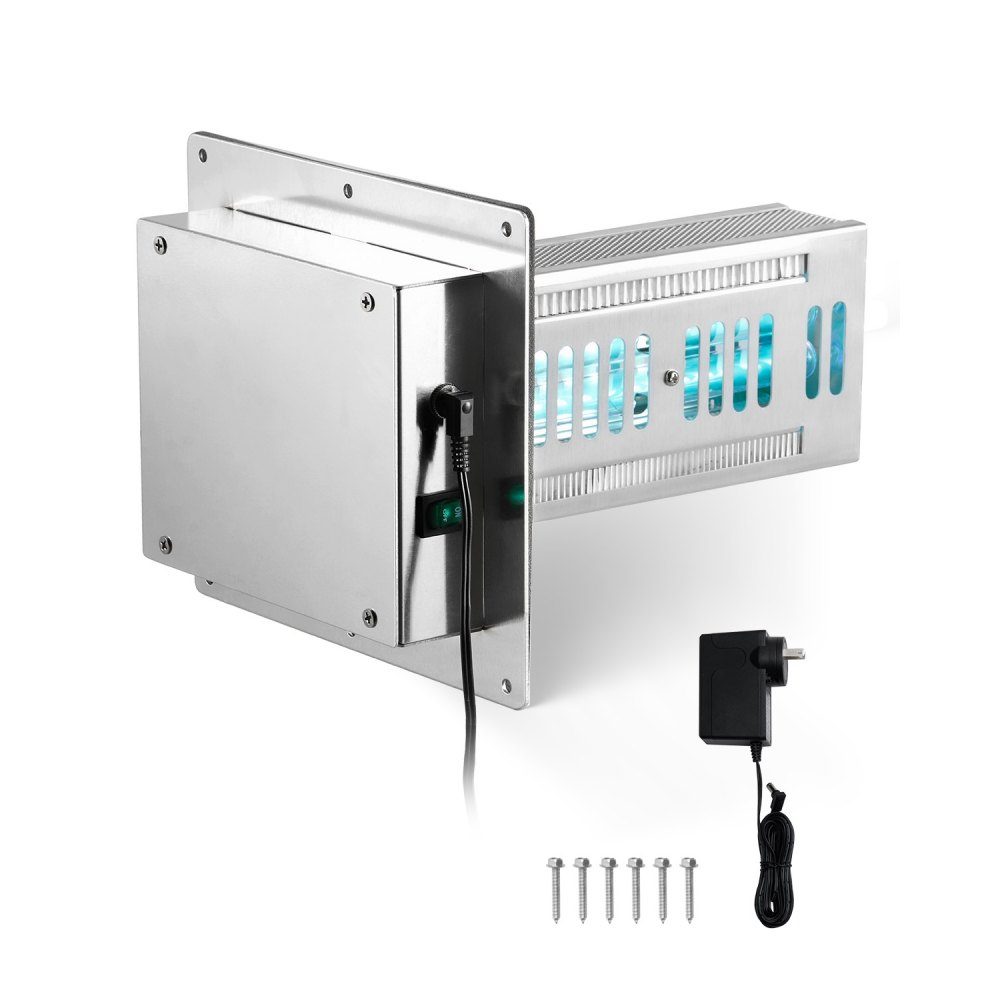 HVAC-Luftreiniger für das ganze Haus, 18 W, 254 nm, Klimaanlagenkanal, UV-UVC-Licht, Luftreiniger mit 2 Glühbirnen, HVAC-UV-Lampen mit Netzkabel, Luftreiniger für Klimaanlage